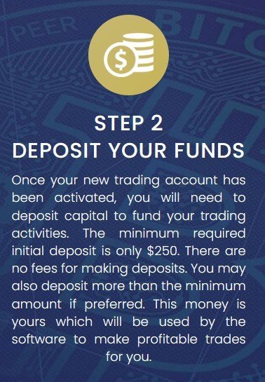 Depositing 0 on Bitcoin Rush bot