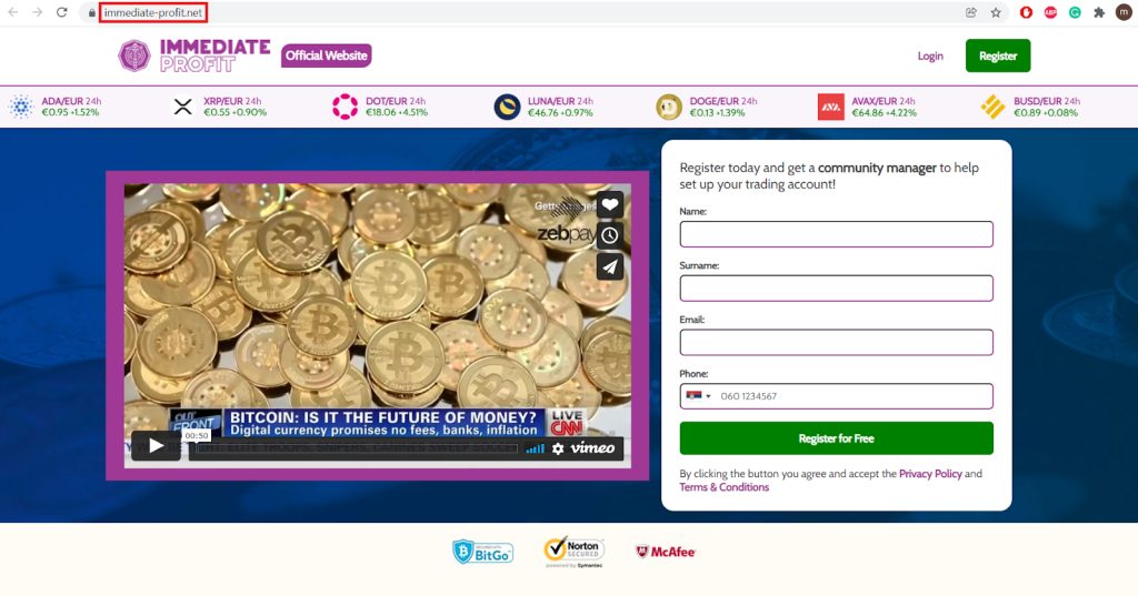 fifth site of Immediate Profit