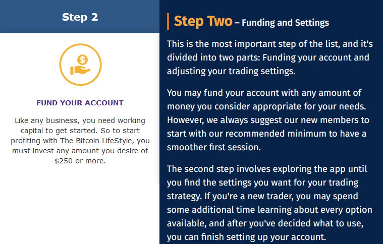 0 deposit to Bitcoin Lifestyle